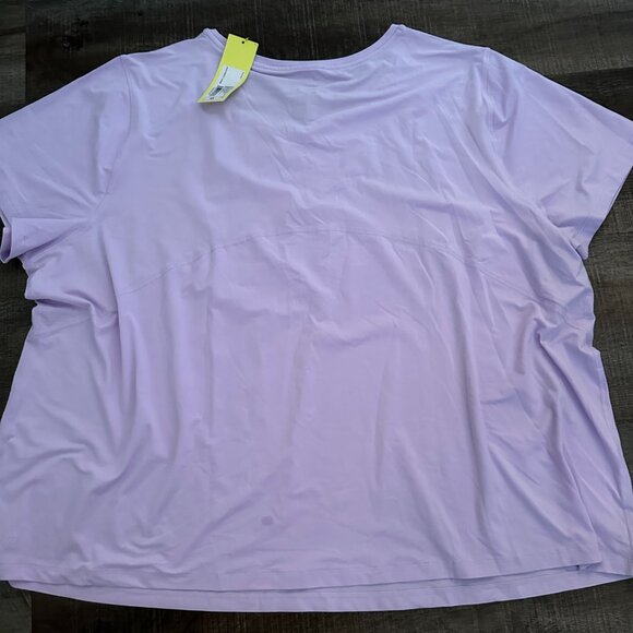 All In Motion Essential Crewneck Short Sleeve T-Shirt 4X Light Purple - Picture 8 of 10